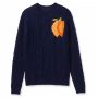 MensweaterLong-Sleeve 100% Cotton Fisherman Cable Crew neck Sweater different color make high quality sweater